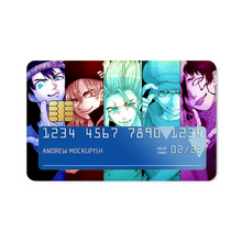 Load image into Gallery viewer, Anime Dr. Stone Credit Card Skins (4-in-1 Pack)