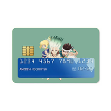 Load image into Gallery viewer, Anime Dr. Stone Credit Card Skins (4-in-1 Pack)