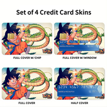 Load image into Gallery viewer, Anime Dragon Ball Credit Card Skins (4-in-1 Pack)