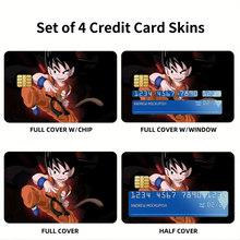 Load image into Gallery viewer, Anime Dragon Ball Credit Card Skins (4-in-1 Pack)