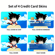 Load image into Gallery viewer, Anime Dragon Ball Credit Card Skins (4-in-1 Pack)