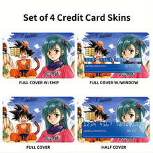 Load image into Gallery viewer, Anime Dragon Ball Credit Card Skins (4-in-1 Pack)