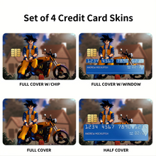 Load image into Gallery viewer, Anime Dragon Ball Credit Card Skins (4-in-1 Pack)