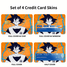 Load image into Gallery viewer, Anime Dragon Ball Credit Card Skins (4-in-1 Pack)