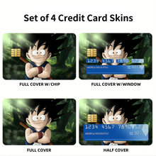 Load image into Gallery viewer, Anime Dragon Ball Credit Card Skins (4-in-1 Pack)