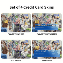 Load image into Gallery viewer, Anime Dragon Ball Credit Card Skins (4-in-1 Pack)