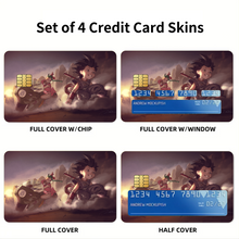 Load image into Gallery viewer, Anime Dragon Ball Credit Card Skins (4-in-1 Pack)