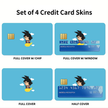 Load image into Gallery viewer, Anime Dragon Ball Credit Card Skins (4-in-1 Pack)