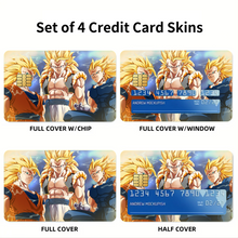 Load image into Gallery viewer, Anime Dragon Ball Z Credit Card Skins (4-in-1 Pack)