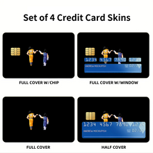 Load image into Gallery viewer, Anime Dragon Ball Z Credit Card Skins (4-in-1 Pack)
