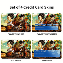 Load image into Gallery viewer, Anime Dragon Ball Z Credit Card Skins (4-in-1 Pack)
