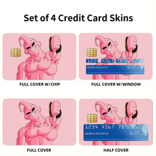 Load image into Gallery viewer, Anime Dragon Ball Z Credit Card Skins (4-in-1 Pack)