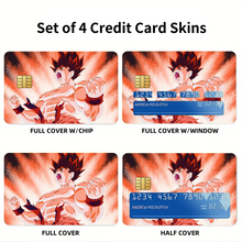 Load image into Gallery viewer, Anime Dragon Ball Z Credit Card Skins (4-in-1 Pack)