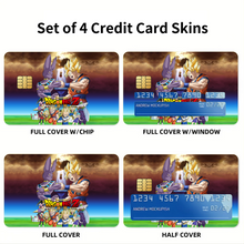 Load image into Gallery viewer, Anime Dragon Ball Z Credit Card Skins (4-in-1 Pack)