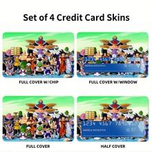 Load image into Gallery viewer, Anime Dragon Ball Z Credit Card Skins (4-in-1 Pack)