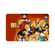 Load image into Gallery viewer, Anime Dragon Ball Z Credit Card Skins (4-in-1 Pack)