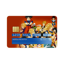Load image into Gallery viewer, Anime Dragon Ball Z Credit Card Skins (4-in-1 Pack)