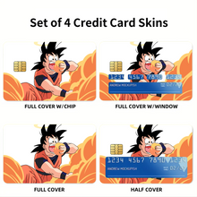 Load image into Gallery viewer, Anime Dragon Ball Zr Credit Card Skins (4-in-1 Pack)