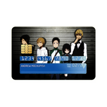 Load image into Gallery viewer, Anime Durarara!! Credit Card Skins (4-in-1 Pack)