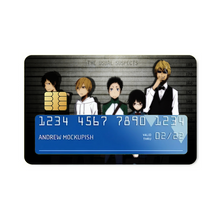 Load image into Gallery viewer, Anime Durarara!! Credit Card Skins (4-in-1 Pack)