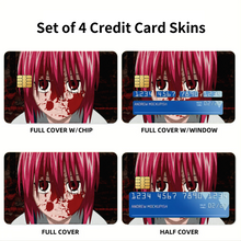 Load image into Gallery viewer, Anime Elfen Lied Credit Card Skins (4-in-1 Pack)