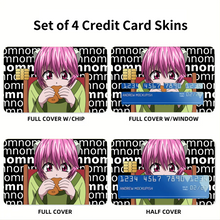 Load image into Gallery viewer, Anime Elfen Lied Credit Card Skins (4-in-1 Pack)