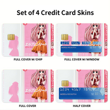 Load image into Gallery viewer, Anime Elfen Liedr Credit Card Skins (4-in-1 Pack)