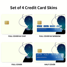 Load image into Gallery viewer, Anime ERASED Credit Card Skins (4-in-1 Pack)
