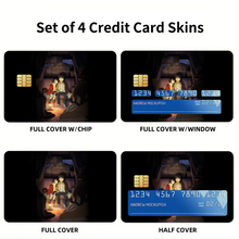 Load image into Gallery viewer, Anime ERASED Credit Card Skins (4-in-1 Pack)