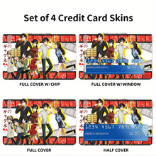 Load image into Gallery viewer, Anime ERASED Credit Card Skins (4-in-1 Pack)