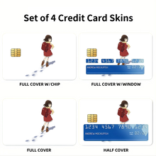 Load image into Gallery viewer, Anime ERASED Credit Card Skins (4-in-1 Pack)