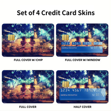 Load image into Gallery viewer, Anime ERASED Credit Card Skins (4-in-1 Pack)