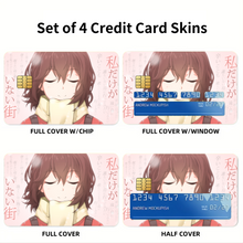 Load image into Gallery viewer, Anime ERASED Credit Card Skins (4-in-1 Pack)
