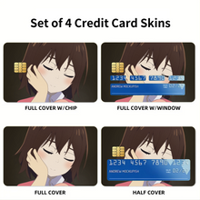 Load image into Gallery viewer, Anime ERASED Credit Card Skins (4-in-1 Pack)