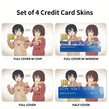 Load image into Gallery viewer, Anime ERASED Credit Card Skins (4-in-1 Pack)