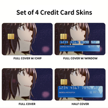 Load image into Gallery viewer, Anime ERASED Credit Card Skins (4-in-1 Pack)