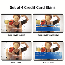 Load image into Gallery viewer, Anime ERASED Credit Card Skins (4-in-1 Pack)