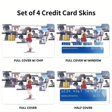 Load image into Gallery viewer, Anime ERASED Credit Card Skins (4-in-1 Pack)