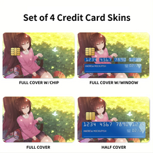 Load image into Gallery viewer, Anime ERASED Credit Card Skins (4-in-1 Pack)