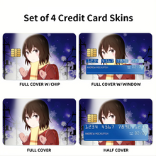 Load image into Gallery viewer, Anime ERASED Credit Card Skins (4-in-1 Pack)