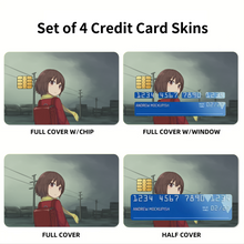 Load image into Gallery viewer, Anime ERASED Credit Card Skins (4-in-1 Pack)
