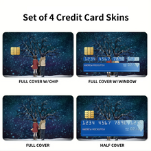 Load image into Gallery viewer, Anime ERASED Credit Card Skins (4-in-1 Pack)