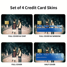 Load image into Gallery viewer, Anime ERASED Credit Card Skins (4-in-1 Pack)