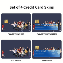 Load image into Gallery viewer, Anime ERASED Credit Card Skins (4-in-1 Pack)