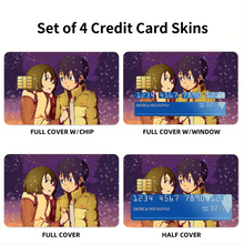 Load image into Gallery viewer, Anime ERASEDr Credit Card Skins (4-in-1 Pack)
