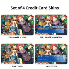 Load image into Gallery viewer, Anime Fairy Tail Credit Card Skins (4-in-1 Pack)
