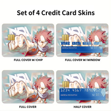 Load image into Gallery viewer, Anime Fairy Tail Credit Card Skins (4-in-1 Pack)