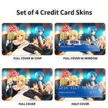 Load image into Gallery viewer, Anime Fairy Tail Credit Card Skins (4-in-1 Pack)