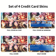 Load image into Gallery viewer, Anime Fairy Tail Credit Card Skins (4-in-1 Pack)