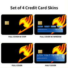 Load image into Gallery viewer, Anime Fairy Tail Credit Card Skins (4-in-1 Pack)